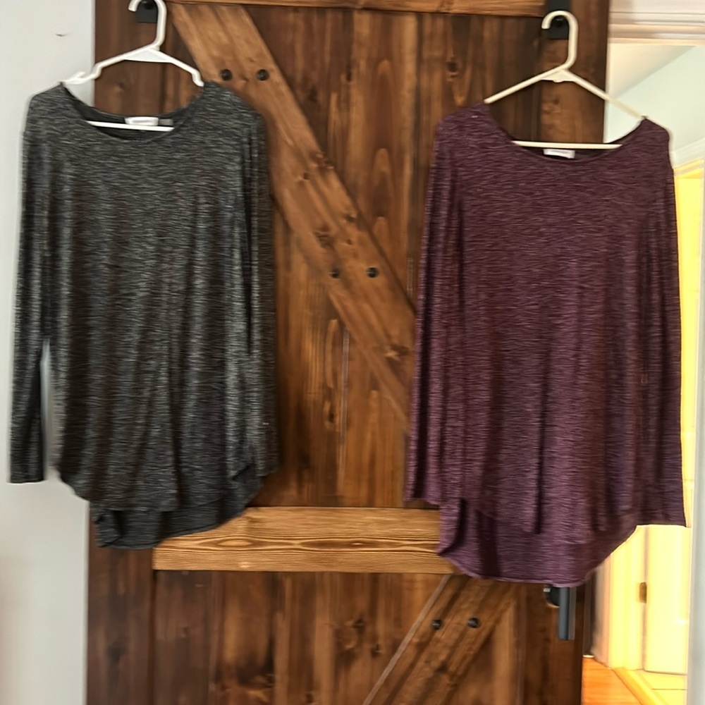Calvin Klein tops lot of two!